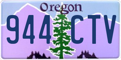 OR license plate 944CTV