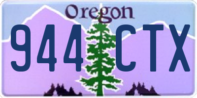 OR license plate 944CTX