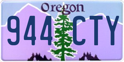 OR license plate 944CTY
