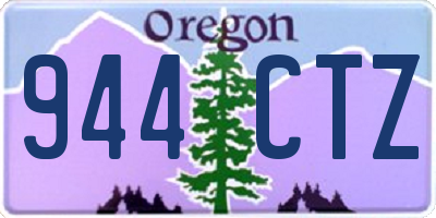 OR license plate 944CTZ