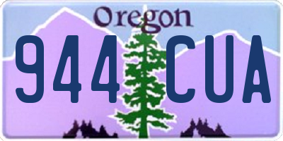 OR license plate 944CUA