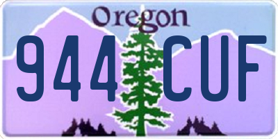 OR license plate 944CUF