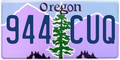 OR license plate 944CUQ