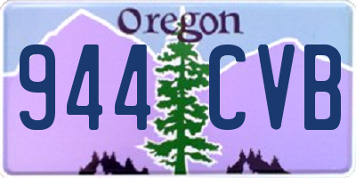 OR license plate 944CVB