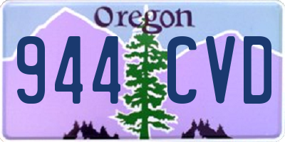 OR license plate 944CVD