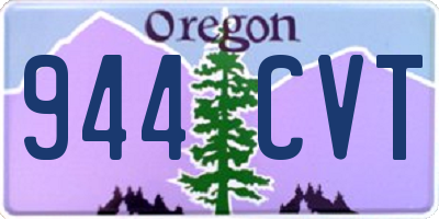 OR license plate 944CVT