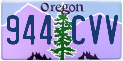 OR license plate 944CVV