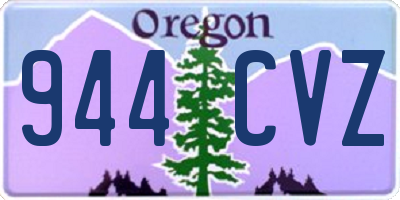 OR license plate 944CVZ