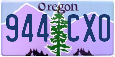 OR license plate 944CXO