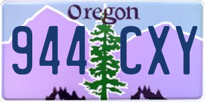OR license plate 944CXY