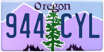 OR license plate 944CYL