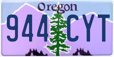OR license plate 944CYT