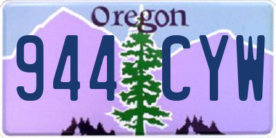 OR license plate 944CYW