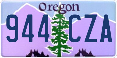 OR license plate 944CZA