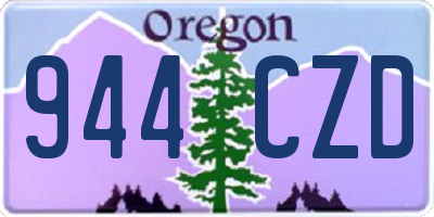 OR license plate 944CZD