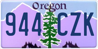 OR license plate 944CZK