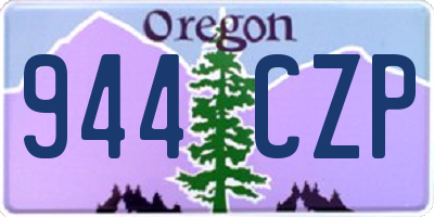 OR license plate 944CZP