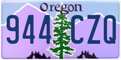 OR license plate 944CZQ