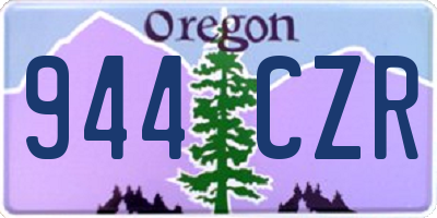 OR license plate 944CZR
