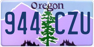 OR license plate 944CZU
