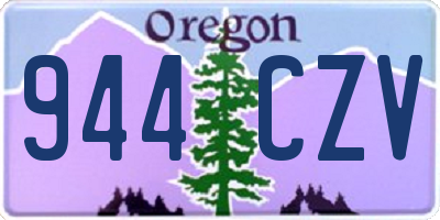 OR license plate 944CZV