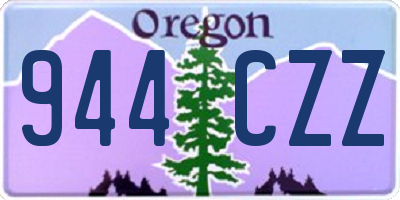 OR license plate 944CZZ