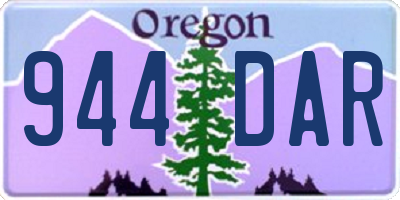 OR license plate 944DAR