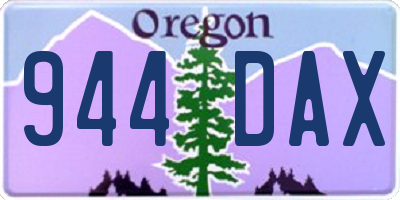 OR license plate 944DAX