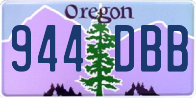 OR license plate 944DBB