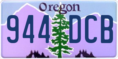 OR license plate 944DCB