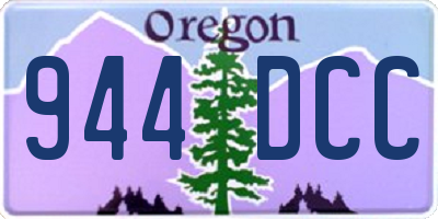 OR license plate 944DCC