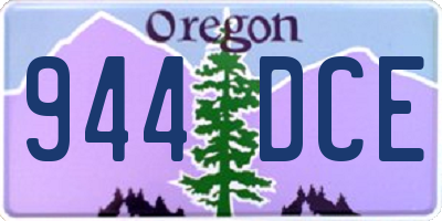OR license plate 944DCE