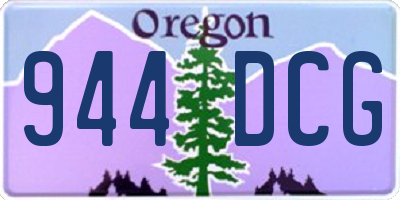 OR license plate 944DCG