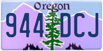 OR license plate 944DCJ