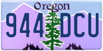 OR license plate 944DCU