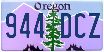 OR license plate 944DCZ