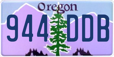 OR license plate 944DDB