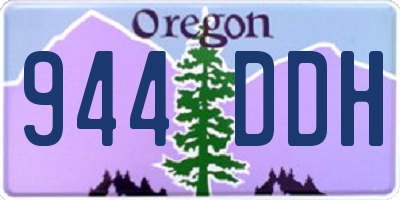 OR license plate 944DDH