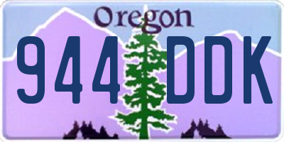 OR license plate 944DDK