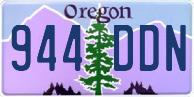 OR license plate 944DDN