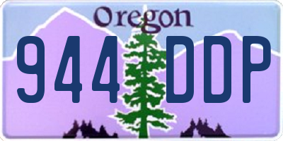 OR license plate 944DDP