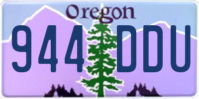 OR license plate 944DDU
