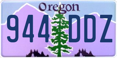OR license plate 944DDZ