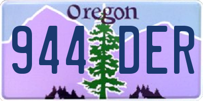 OR license plate 944DER