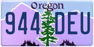 OR license plate 944DEU