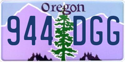 OR license plate 944DGG