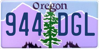 OR license plate 944DGL