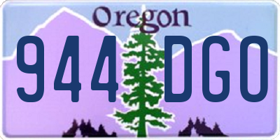 OR license plate 944DGO