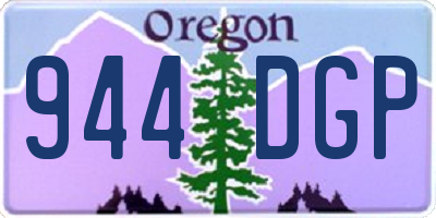OR license plate 944DGP