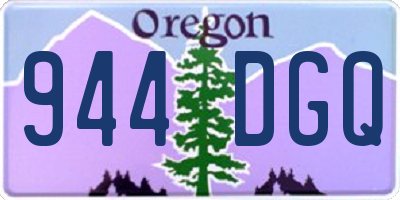 OR license plate 944DGQ